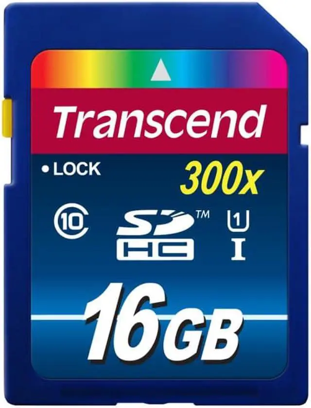 Alt view image 3 of 7 - Transcend 16 GB Secure Digital High Capacity (SDHC) Flash Card