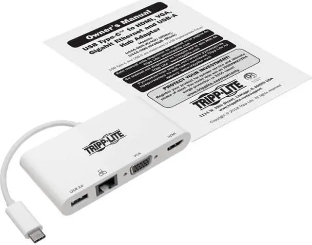 Alt view image 3 of 20 - USB 3.1 GEN 1 USB-C TO HDMI 4K ADAPTER WITH USB-A, USB-C PD CHARGING & GIGABIT E