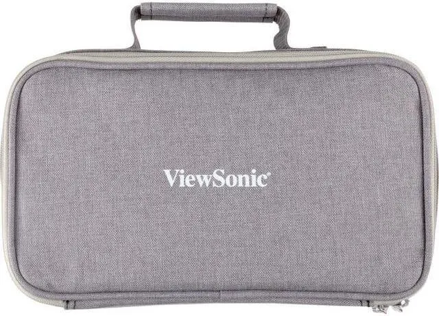 Alt view image 3 of 18 - ViewSonic PJ-CASE-010 Zipped Soft Padded Carrying Case for M1 Projector Gray