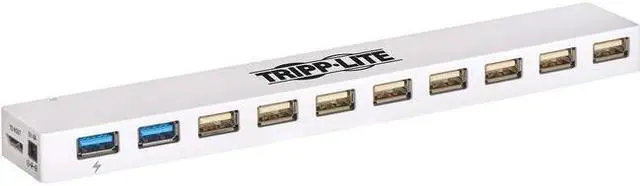 Alt view image 6 of 16 - Tripp Lite U360-010C-2X3 10-Port USB 3.0 / USB 2.0 Combo Hub