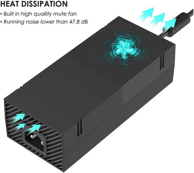 Alt view image 6 of 7 - uowlbear Replacement Power Supply AC Adapter Brick with Power Cord for Xbox One