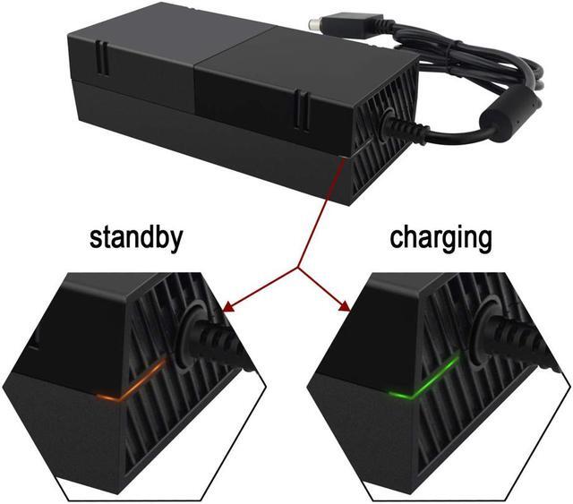 Alt view image 2 of 7 - uowlbear Replacement Power Supply AC Adapter Brick with Power Cord for Xbox One