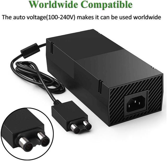 Alt view image 4 of 7 - uowlbear Replacement Power Supply AC Adapter Brick with Power Cord for Xbox One