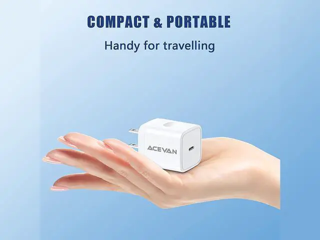 Alt view image 7 of 7 - iPhone 13 Charger, USB C Charger Block PD 3.0 Fast Charger, 20W Power Delivery USB C Wall Charger for iPhone 13 12 11 Pro Max XS XR X 8 Plus iPad Pro AirPods Pro Galaxy S20 10 9 Note 20 10 9 and More