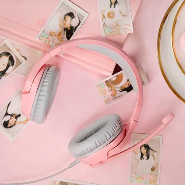Alt view image 7 of 7 - HyperX Cloud Stinger Wired Gaming Headset - Pink