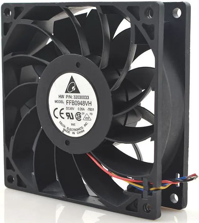 Alt view image 2 of 5 - Original Delta FFB0948VH 9225 48V 0.26A 9cm Large Air Volume Cooling Fan