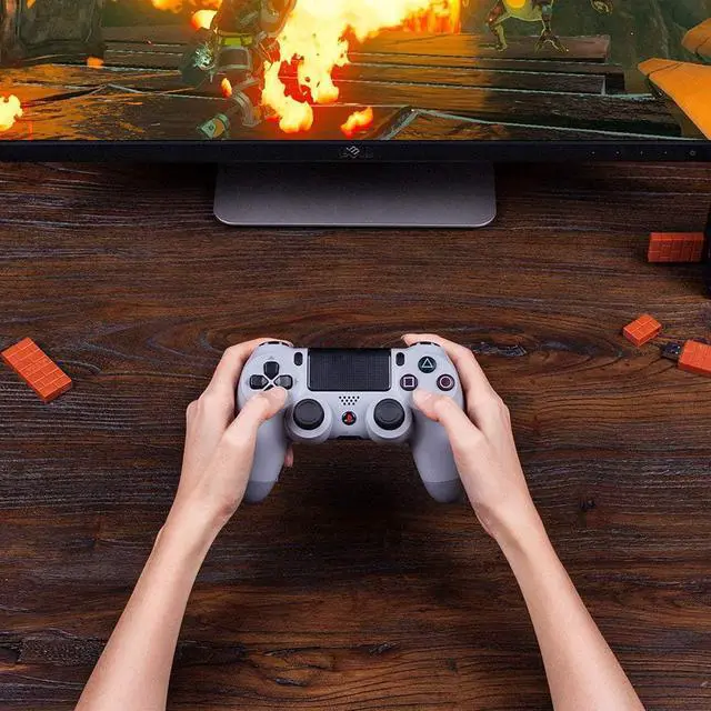 Alt view image 7 of 7 - 8Bitdo Wireless USB Adapter Bluetooth Receiver for Nintendo Switch, Windows PC, Mac & Raspberry Pi - for PS5, PS4, Xbox One Bluetooth Controller and More & Type-C OTG Cable - Brown