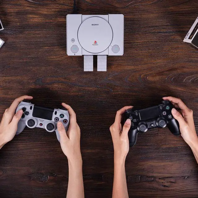Alt view image 7 of 7 - 8Bitdo Wireless USB Adapter Bluetooth Receiver for Nintendo Switch, Windows PC, Mac & Raspberry Pi - for PS5, PS4, Xbox One Bluetooth Controller and More & Type-C OTG Cable - Gray