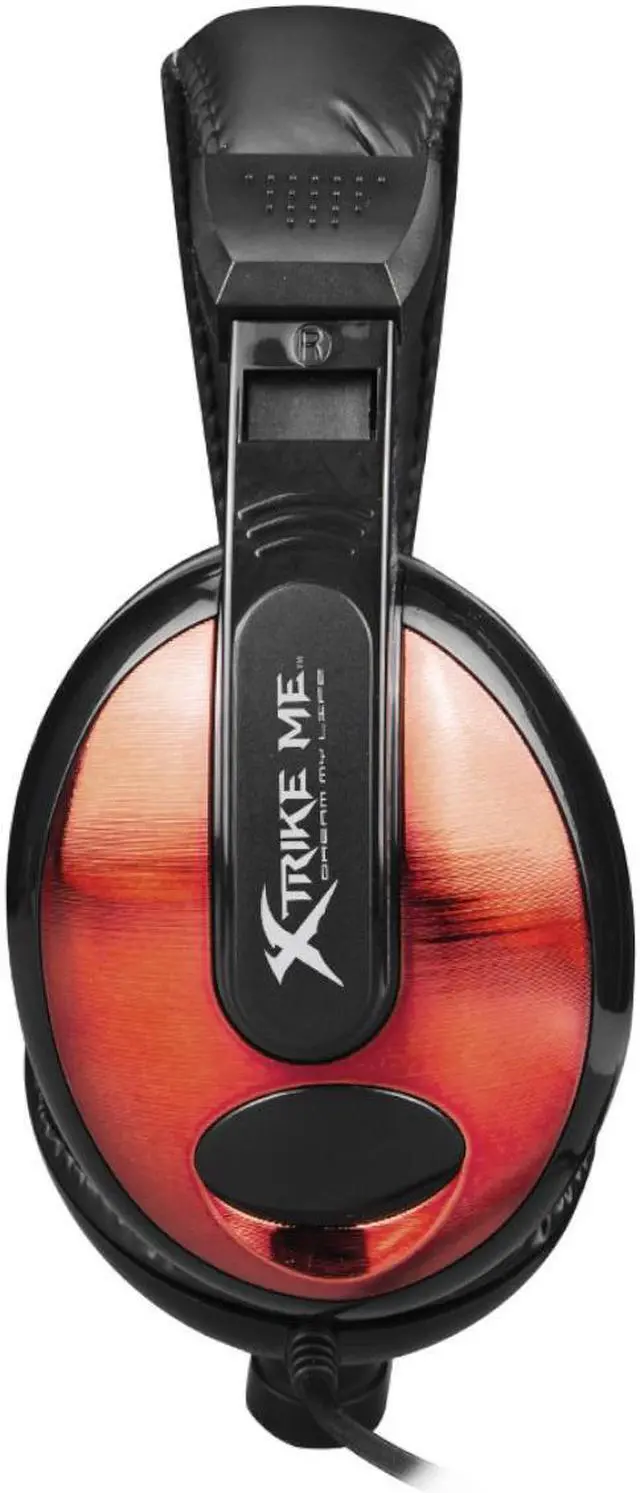 Alt view image 6 of 8 - Xtrike Me HP-307 - Wired Gaming Headset, On-Ear with Microphone, Red