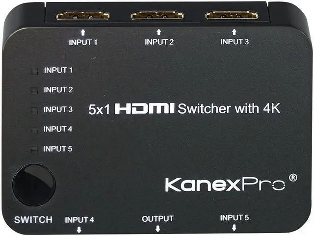 Alt view image 4 of 5 - KanexPro  SWHD5X14K  5x1 4K HDMI Switcher