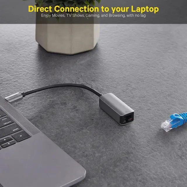 Alt view image 10 of 11 - Kanex KU3CGBT USB-C to Gigabit Ethernet Adapter