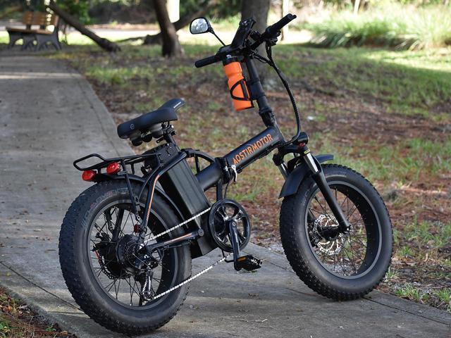 Alt view image 8 of 7 - AOSTIRMOTOR Electric Bike Folding A20 500W for Adults , 20" * 4" Fat Tire, with 36V 13AH Removable Lithium Battery, Travel Up to 20 Miles, Max Speed Up to 25 MPH(Black)