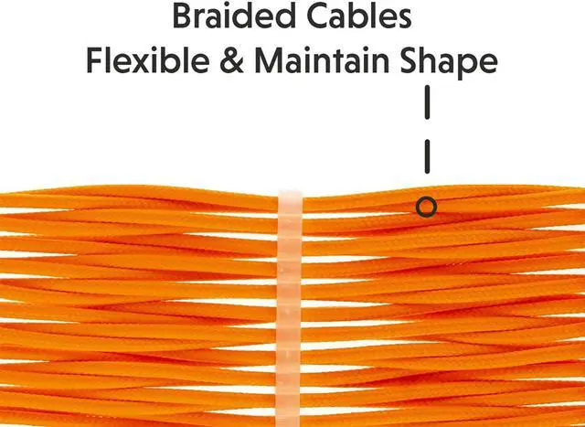 Alt view image 4 of 7 - KOZYFOX Sleeve Extension Power Supply Cable Custom Mod Braided Cable Kit with Combs, 18AWG ATX, 1 x 24P (20+4), 2 x 8P (4+4) CPU, 2 x 8P (6+2) GPU Set, 11.8 inch/30cm - Blue