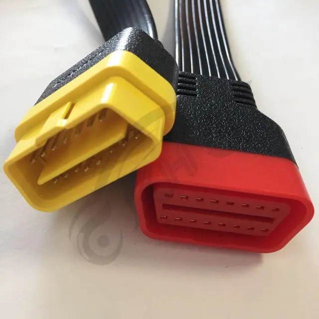 Alt view image 4 of 5 - 60cm for Launch OBD II extension cable X431 V/V+/PRO/PRO3/Easydiag 3.0/Mdiag/Golo Main OBD2 Extended Connector 16Pin male to Female