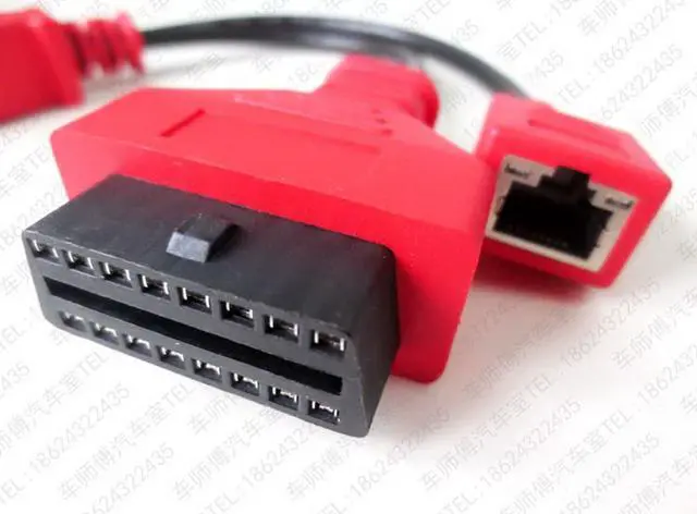 Alt view image 7 of 7 - For Autel for BMW Ethernet cable For BMW F/G Series Ethernet cable MaxiSys Pro MS908S Pro Mini MaxiCOM MK908P