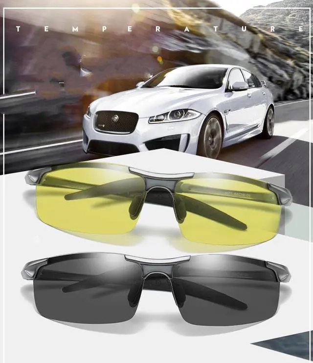 Main image of KH Change Color Day and Night Photochromic Sunglasses Men Women Titanium polarized Sun Glasses Chameleon Driving