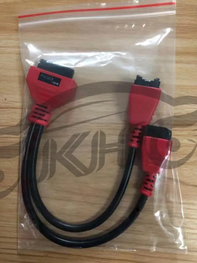 Alt view image 4 of 4 - For Chrysler programming cable 12+8 connector for Autel DS808 Maxisys MS905 906 908 PRO ELITE for chrysler 12+8 adapter