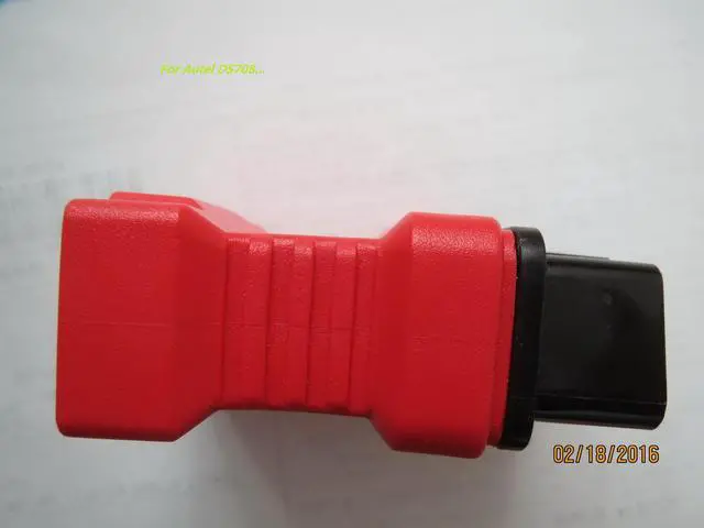 Alt view image 5 of 6 - Original for Autel Maxidas DS708 OBDII Connector For Diagnosis Tools 708 16pin OBD 2 OBD-II Adaptor Autel OBDII Obd2 Adapter