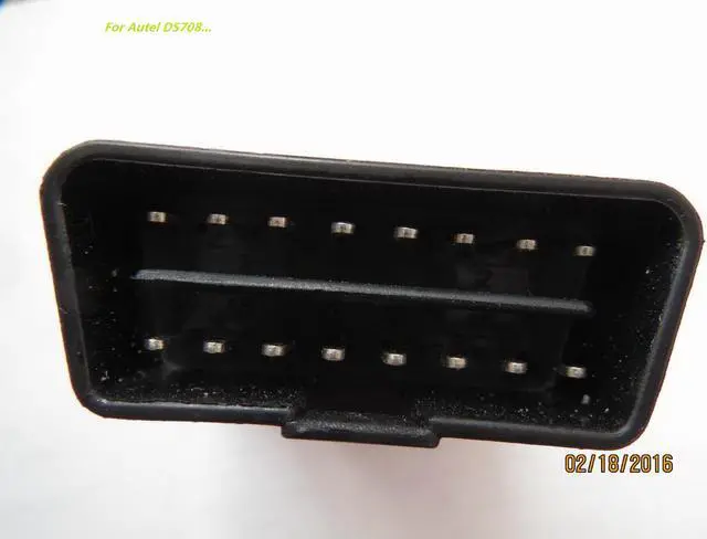 Alt view image 3 of 6 - Original for Autel Maxidas DS708 OBDII Connector For Diagnosis Tools 708 16pin OBD 2 OBD-II Adaptor Autel OBDII Obd2 Adapter