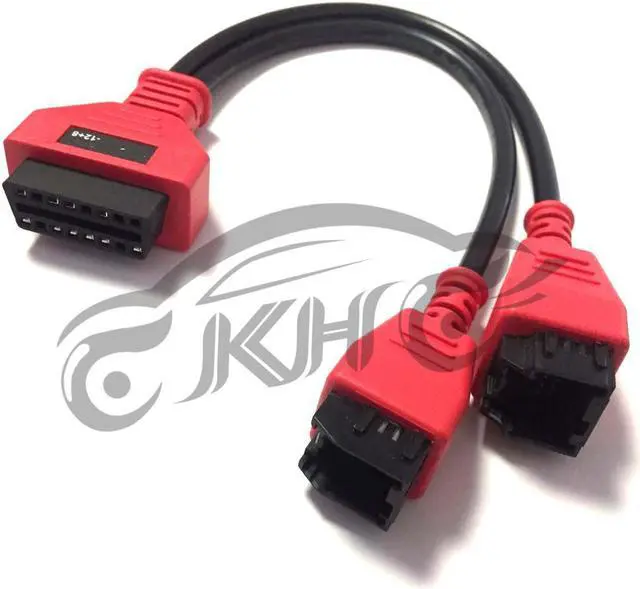 Main image of For Chrysler programming cable 12+8 connector for Autel DS808 Maxisys MS905 906 908 PRO ELITE for chrysler 12+8 adapter