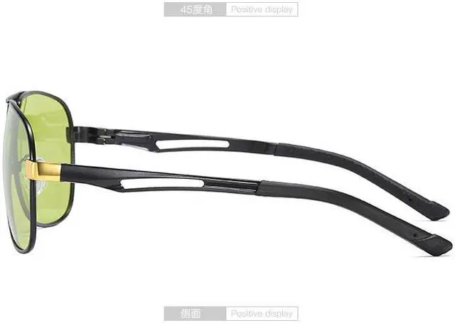 Alt view image 4 of 7 - KH Change Color Day and Night Driving Glasses Polarized HongKong Famous Brand KH Night Vision Men Driver Goggles