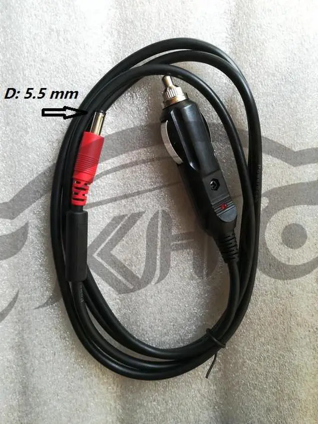 Main image of For Autel DC 5.5 mm Cigarette Lighter Charger Cable Power MaxiSys MS908S Pro MaxiCOM MK908P MaxiIM MaxiCheck J2534