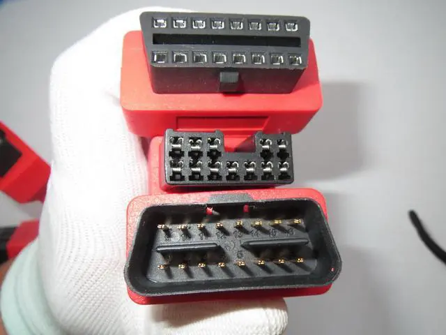 Alt view image 2 of 6 - for Autel For MITSUBISHI for HYUNDAI -12+16 Pins MaxiSys Pro MS906 MS906BT MS906TS MS908S Pro Mini MaxiCOM MK908P OBD I Adapters