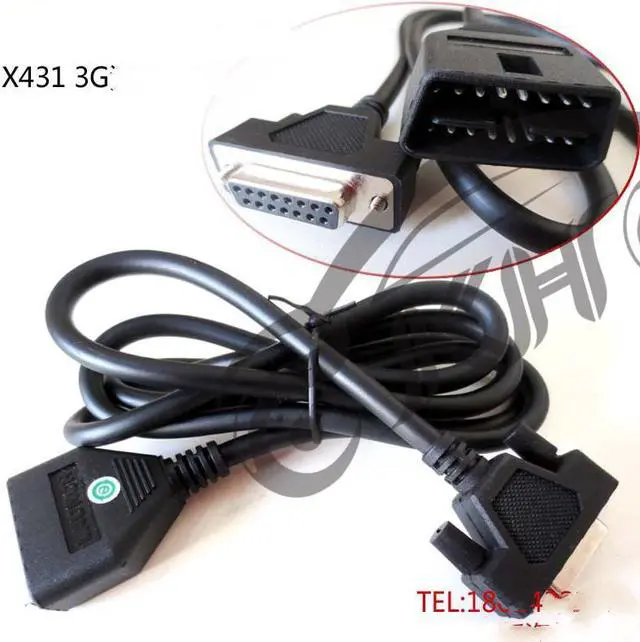 Main image of for Launch X431 GDS 3G DLC Main Cable CRP123 Creader VII+ Creader VIII CRP129 OBD I II Test Cable