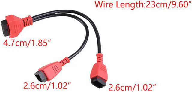 Alt view image 7 of 7 - Cable Adaptor 12+8 Fit for Chrysler Autel MaxiSys MS908S MS906BT cr12-8-001