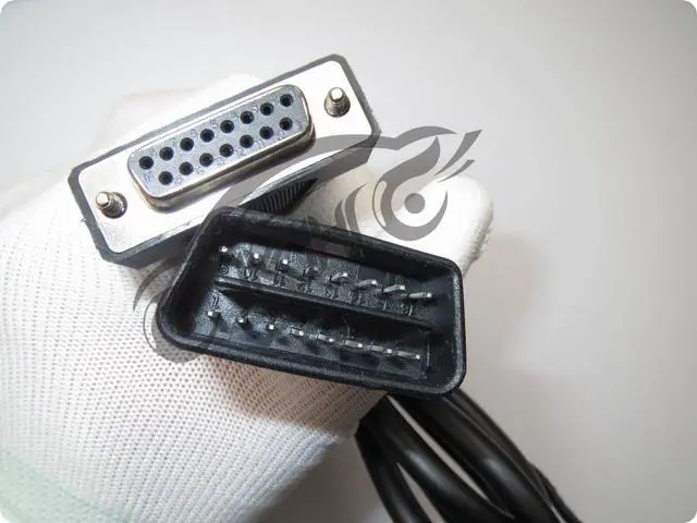 Alt view image 2 of 4 - OBD II Main Cable, work with iCarsoft diagnostic tools, OBD II Interface