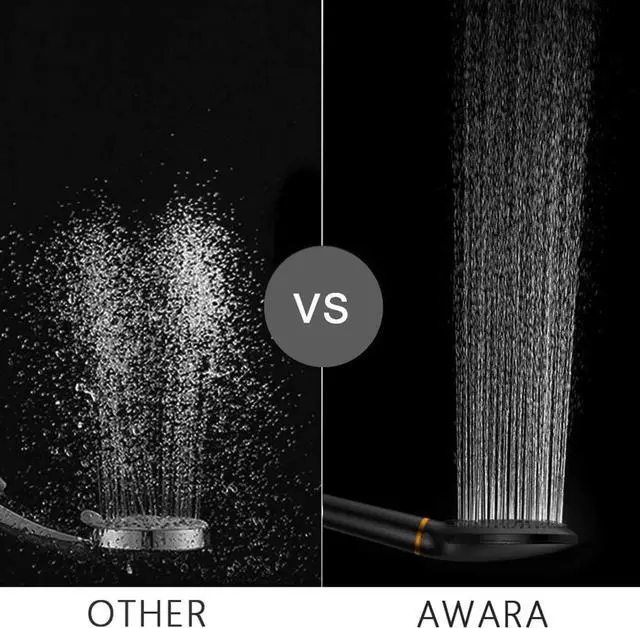 Alt view image 3 of 7 - High Pressure Handheld Shower Head, Powerful Shower Spray, Ionic Shower Head, Filtered Shower Head for Hard Water, Matte Black Hand Held Shower Head with 3 Spray Modes