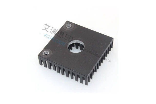 Alt view image 3 of 3 - heating sink 40*10mm fans heat dissipation mk7/MK8 extruder Nema17 Size Stepextruder Heatsink Heat Sink 3D printer accessories