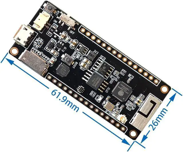 Alt view image 2 of 2 - T8 V1.1 TTGO ESP32 4MB PSRAM TF CARD 3D ANTENNA WiFi Module Bluetooth ESP32-WROVER Micropython