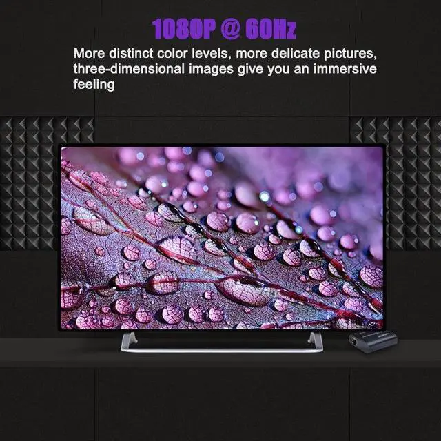 Alt view image 5 of 6 - 1 Pair HDMI-compatible to RJ45 Extension Transmitter Receiver Adapter 4K HD 60M Extender Over Ethernet CAT 5E/6 for PS4 HDTV PC