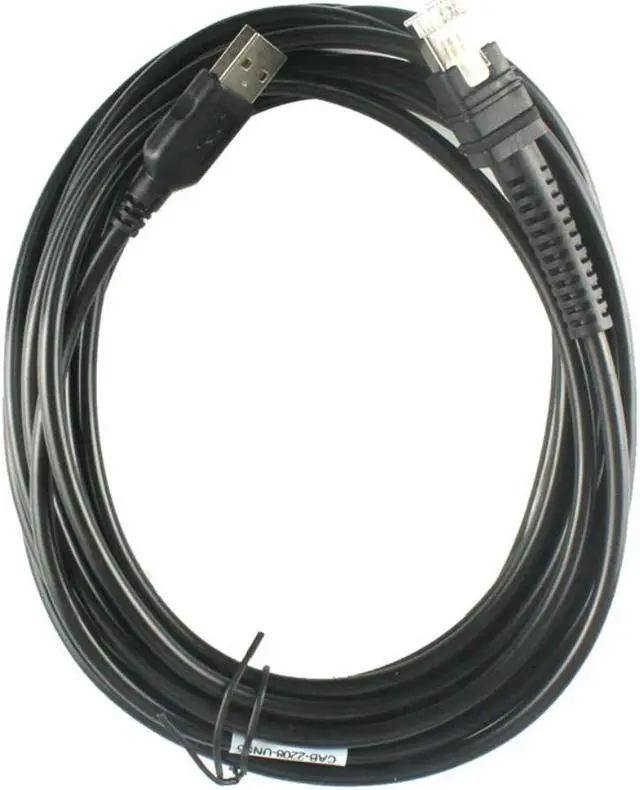 Main image of Cable de datos recto para escáner, Cable USB de 5M para Escáner de código de barras Zebra LI3608 LI3678 DS3608 DS3678