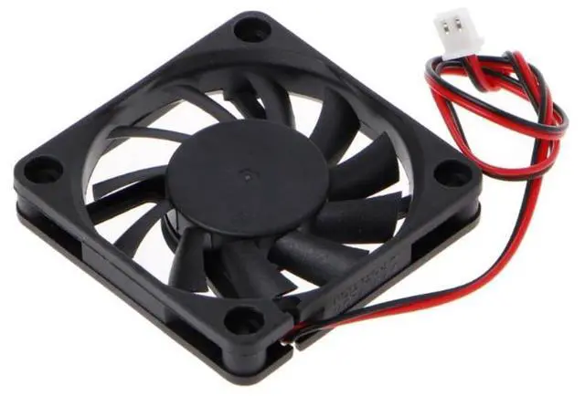 Alt view image 4 of 5 - Ventilador de refrigeración de 2 pines para ordenador, sistema de refrigeración de 2 pines, de 24V CC, 60x60x10mm, 6010