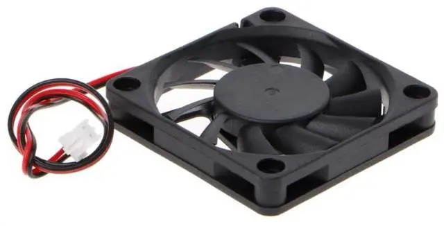 Alt view image 5 of 5 - Ventilador de refrigeración de 2 pines para ordenador, sistema de refrigeración de 2 pines, de 24V CC, 60x60x10mm, 6010