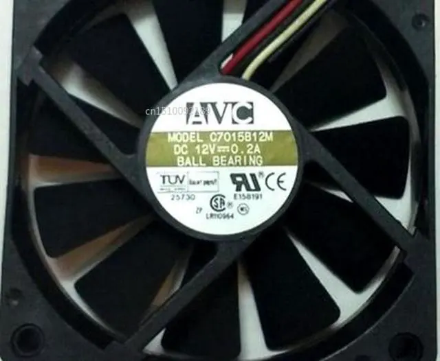 Main image of Para la buena calidad AVC 7CM CPU ventilador de refrigeración 7015 12V 0.2A C7015B12M garantía de calidad ventilador de refrigeración envío gratis