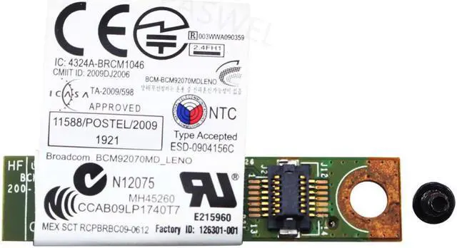 Main image of Bluetooth tablero módulo 3,0 para Lenovo ThinkPad X220 T410 T420 T510 T520 60Y3271