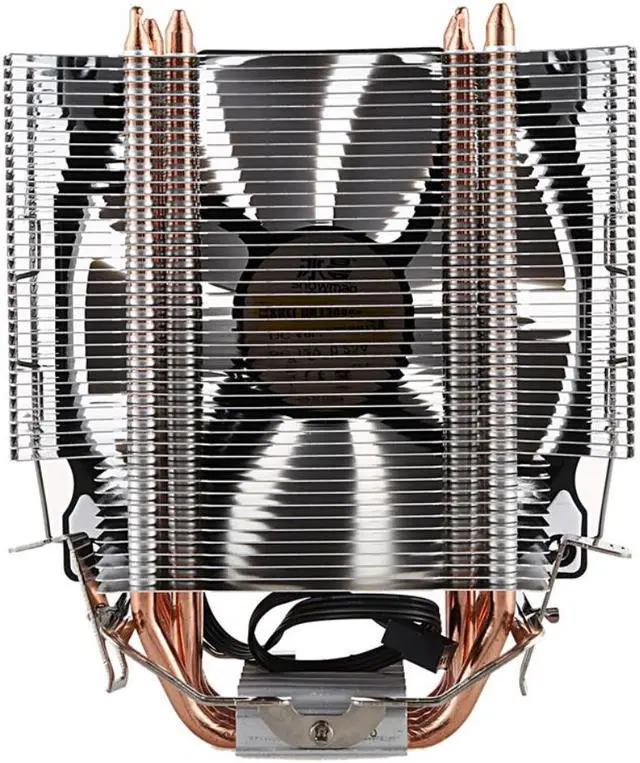 Alt view image 2 of 4 - SNOWMAN CPU Cooler Master 5 Direct Contact Heatpipes ze Tower Cooling System CPU Cooling Fan with PWM Fans