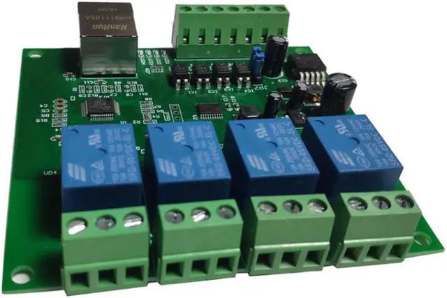 Main image of LAN Ethernet RJ45 TCP/IP WEB Remote Control Board with 4 Channels Relay UDP W5500 Networking Controller