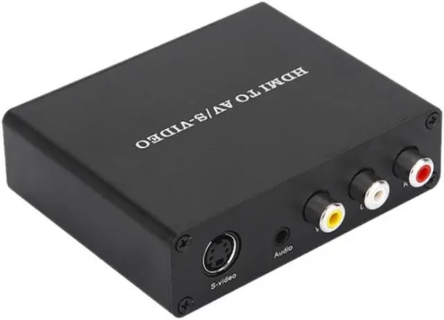 Main image of 1080P HDMI to AV/S-Video Adapter RCA TV HD Converter Support TV TV Box Laptop(EU Plug)