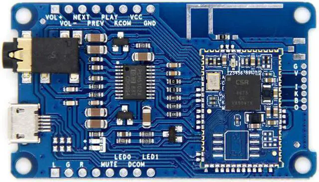 Alt view image 3 of 3 - CSR8675 Bluetooth V5.0 decoder board PCM5102A low power consumption APTX/APTXLL/APTXHD lossless I2S