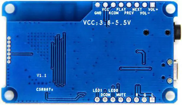 Alt view image 2 of 3 - CSR8675 Bluetooth V5.0 decoder board PCM5102A low power consumption APTX/APTXLL/APTXHD lossless I2S