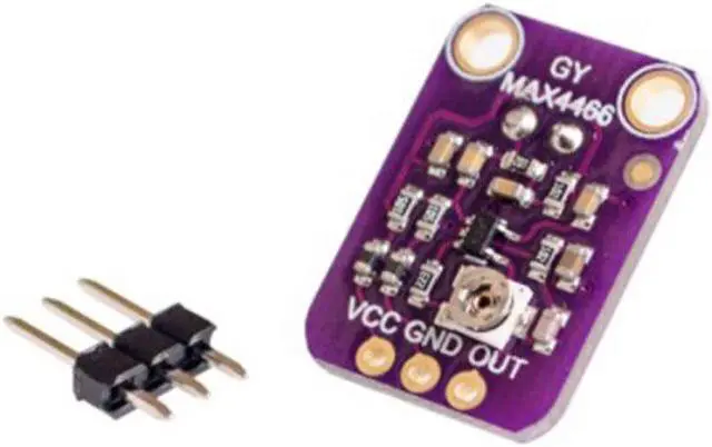 Alt view image 2 of 5 - 5 Pcs GY-MAX4466 Microphone AGC Amplifier Board Module Auto Gain Control Attack for Arduino MAX4466 PCB Board Diy Kit