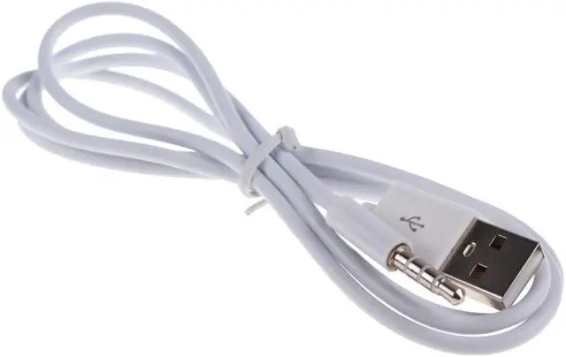 Alt view image 5 of 5 - Aux 3.5mm To USB Male Universal Audio Charging 100cm Metal 2 In 1 Portable Home Adapter Cable