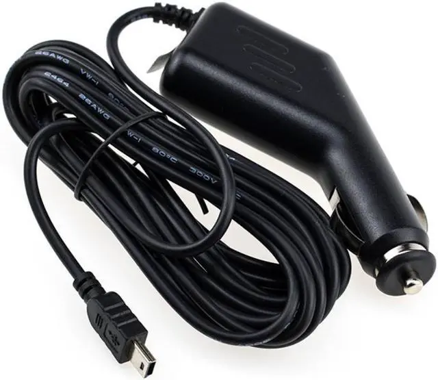 Main image of 3.5 Meter 5V 1.5A Curved Mini USB Car Charger Port GPS Video for Car DVR Camera 12-24v Recorder DC Input A2T4