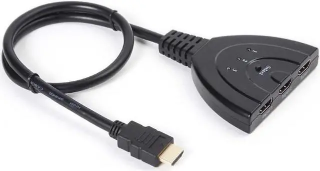 Alt view image 4 of 4 - 3 Port 4K HDMI Cable Adapter 3 Input 1 Out Auto Switch Splitter Switcher HUB Box HD 3D 1080p For DVD HDTV Computer PS3