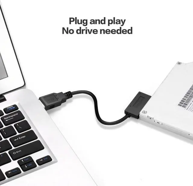 Alt view image 3 of 3 - Notebook Drive SATA To Usb3.0 Easy To Drive An External Drive Line Adapter SATA7 + 6 Usb3.0