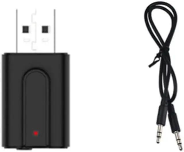 Alt view image 2 of 3 - Bluetooth Audio Receiver Transmitter Bluetooth 5.0 Stereo Music 3.5mm AUX Jack 2-in-1 USB Wireless Receiver Adapter for TV PC